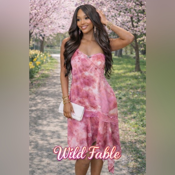 wild fable Dresses & Skirts - WILD FABLE Asymmetrical Pink Dress